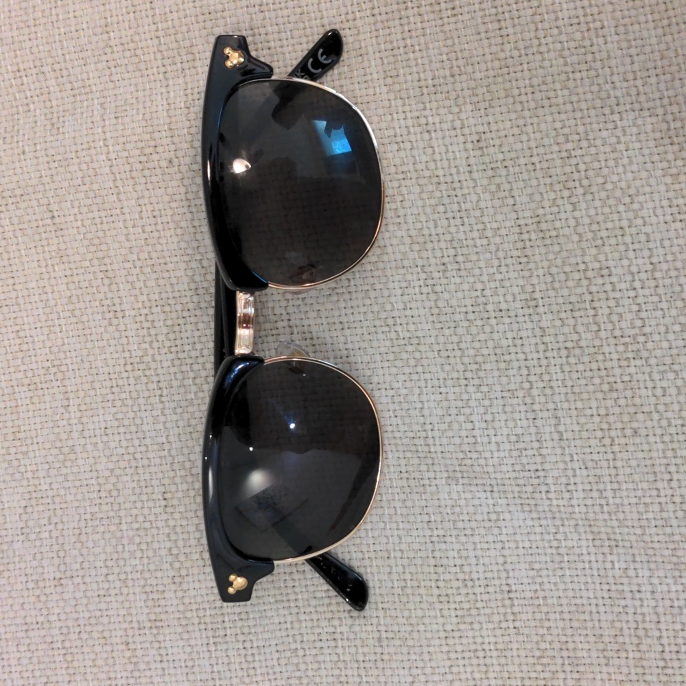 Disney Mickey Mouse Clubmaster Style Black Sunglasses